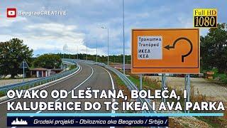 Ovako budućom saobraćajnicom preko obilaznice kod petlje Bubanj potok do TC IKEA i AVA PARKA