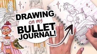 DRAWING ON MY BULLET JOURNAL! (2021)