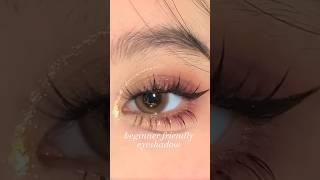 beginner friendly eyeshadow tutorial  #douyinmakeup #makeuptutorial #ytshort #makeuplook #eyemakeup