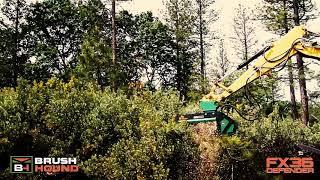 FX36 Defender Forestry Mulcher - Excavator Mulcher - Land Clearing Equipment