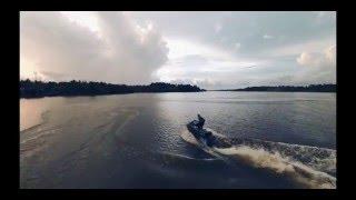 Aerial Filming of Jet skier