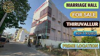 ID 1656 - Marriage Hall Sale In Thiruvallur || Prime Location || 40Ft Road