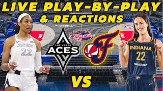 Las Vegas Aces vs Indiana Fever | Live Play-By-Play & Reactions