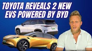 Toyota reveals 2 new electric cars made by BYD; the Toyota bZ3C & the bZ3X