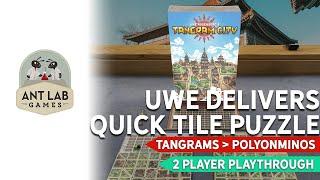 Tangram City Board Game | Playthrough | Review