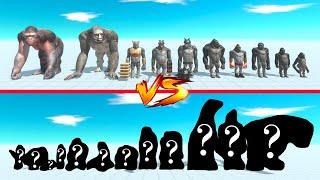 Mutant Primates vs Random Team - Animal Revolt Battle Simulator