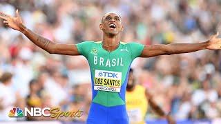 Dos Santos shocks Benjamin and Warholm in wild 400m hurdles final | NBC Sports