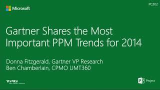 Project Conference 2014 Gartner Shares the Most Important PPM Trends for 2014