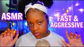 ASMR |CRAZY FAST AND AGGRESSIVE TRIGGERS: PART (?) (EXTRA CHAOTIC & FAST )