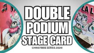 NEW | NO DIE | Double Podium Stage Card!