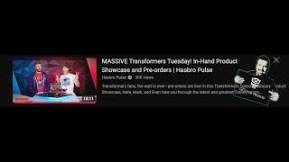 Transformers Tuesday January 14th, 2025 (GCurse Reacts)