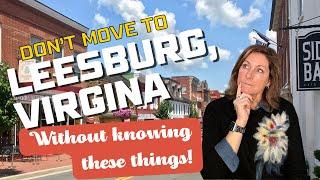 10 Surprising Facts You Need To Know Before Moving To Leesburg Va!