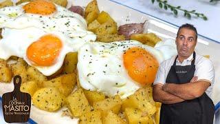 PATATAS AL AJILLO con huevo BRUTALES DE RICAS