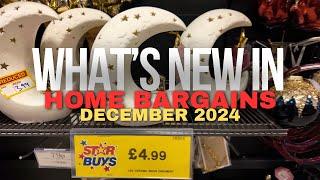 What's New in Home Bargains - Latest Arrivals - December 2024