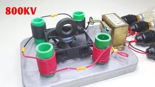 How To Make 860KV 230V Self Running Free Electricity Energy Generator Use Colling Fan Copper Wire