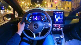 New RENAULT Clio 2021 - NIGHT POV test drive & FULL REVIEW (Intens, 100 HP)