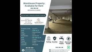 5750 SQ.FT WAREHOUSE PROPERTY AVAILABLE ON RENT FOR PHARMACEUTICAL SETUP IN BHIWANDI