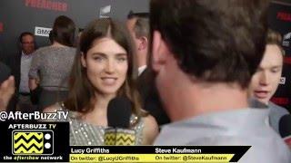 AMC's Preacher red carpet premeire: interview with: Lucy Griffiths