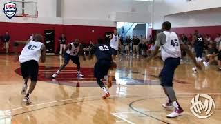 2012: Kyrie Irving dribbles past Team USA