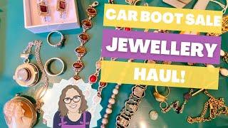 Sterling Silver Treasure! Car Boot Sale Vintage Jewellery Thrift Haul - Jewelry Thrfited in the UK