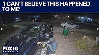 Armed thieves caught on video stealing Arizona man's truck