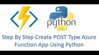 3) post method in function app | how to create post method type function in function app