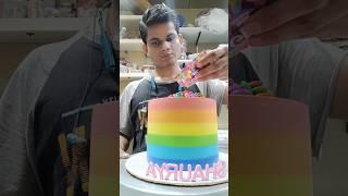 Rainbow Gems Cake #cakebyshivam #shorts