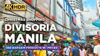 Discover How Filipinos Shop During Christmas! | DIVISORIA MANILA Bargain Hunting Tour | 168 Mall