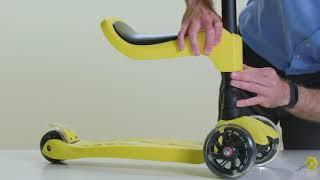 LaScoota 2-in-1 Kick Scooter Assembly