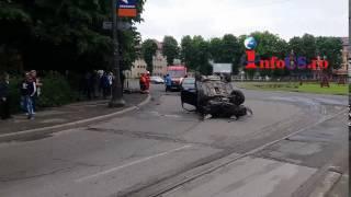 Grav accident de circulaţia în intersecția (sensul giratoriu) Intim