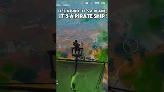 Flying pirate ship #fortnite #shorts #fortniteshorts