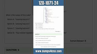 1Z0-1071-24 Dumps | Oracle Cloud Infrastructure 2024 Digital Assistant Professional Exam Questions