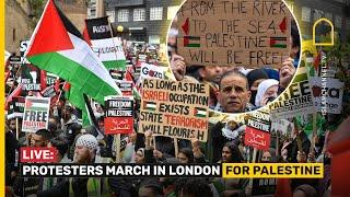 LIVE IN LONDON: PROTESTERS MARCH IN SOLIDARITY WITH PALESTINE