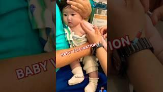 BABY FIRST SHOTS/FATHER GETS EMOTIONAL/BABY GRIL CRYING/AMAZING VIDEO 2024/ MOMENT/BABY VACCINATION.