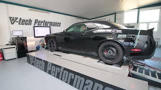 Vtech-Performance Leistungsmessung Dodge Challenger R/T on V-Tech Dyno VT-4/B2 𝟯𝟴𝟳 𝗣𝗦 - 𝟱𝟱𝟮 𝗡𝗺