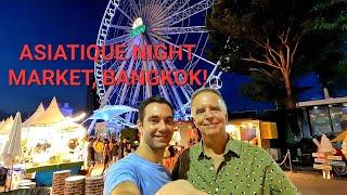 Exploring Bangkok's Asiatique Night Market! Asiatique The Riverfront -Bangkok, Thailand!