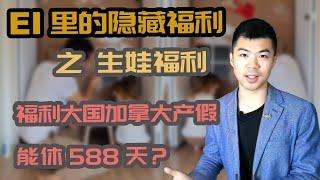 EI 失业保险金的产假,育婴假福利, 真的能领588天? EI 加拿大失业保险金 | 最新疫情补贴补助 | 多伦多温哥华资产赚钱 2020