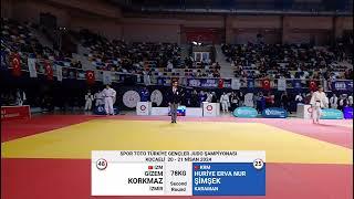 GİZEM KORKMAZ - HURİYE ERVA NUR ŞİMŞEK 78KG Second Round