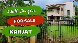 3bhk 1900 sqft Bungalow on NA plot for Sale in Well maintained gated community inKarjat. 9773181911