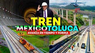 AMLO Avanza con la Titanica Obra del Tren Mexico-TolucaDespues de que PEÑA lo abandonara