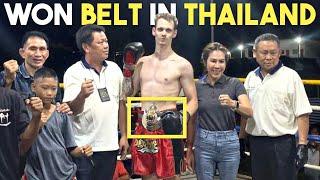 I Became A MUAY THAI CHAMPION in THAILAND 