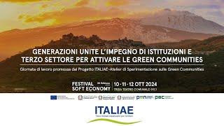 GENERAZIONI UNITE L’IMPEGNO DI ISTITUZIONI E TERZO SETTORE PER ATTIVARE LE GREEN COMMUNITIES