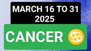 Cancer Pwiding Ganap sa MARCH 16 to 31 2025