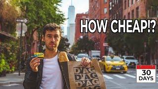 LIVING in NYC as CHEAP AS POSSIBLE  (30 Day Challenge)