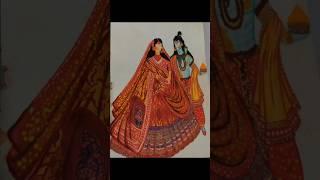 Shiv shakti️!! #art #painting #drawing #shivshakti #shortvideo #shortsfeed