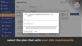 Yotta Enterprise Cloud - Purchase of Additional Disk