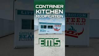 This Kitchen is built using a shipping container #shippingcontainers #kitchendesign