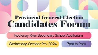 Provincial Election Forum | 2024