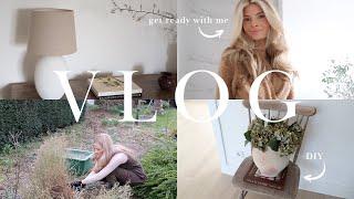 VLOG | GET READY WITH ME, GÄRTNERN & VINTAGE DIYS | theglazedblonde