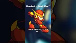 Exactly How Fast is Quick Man? #shorts #megaman #rockman